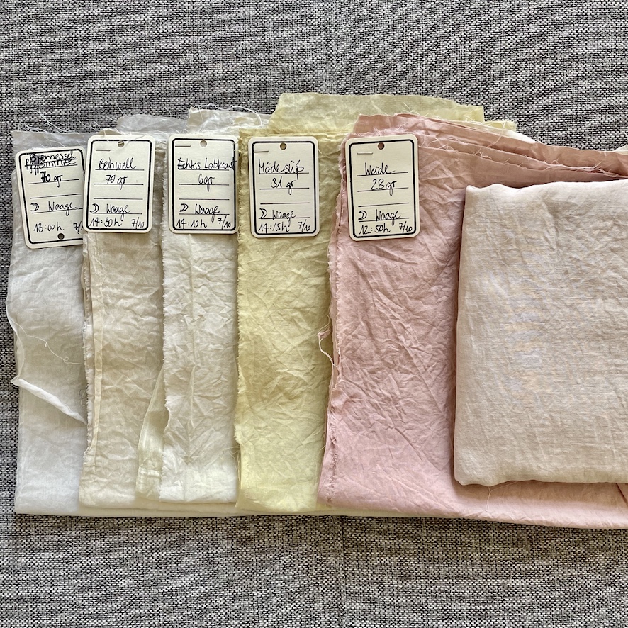 Healing Textiles - Farbmuster // Colour samples